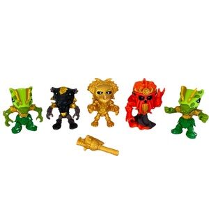 Treasure X Dino Gold Hunters Figures Lot Of 5